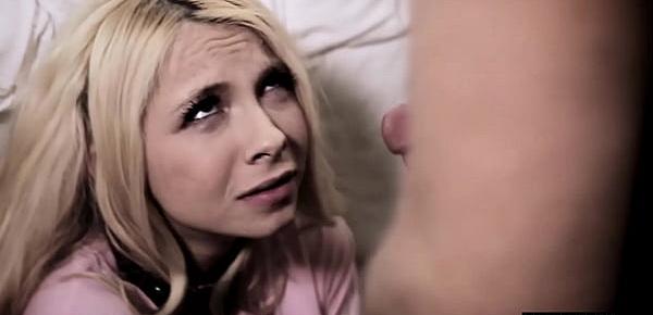  Stepdad caught teen stepdaughter Kenzie Reeves and its time for a harsh lesson